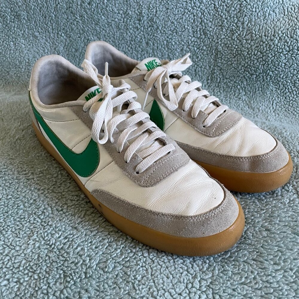 Nike Men’s White Green Gum Athletic Shoes